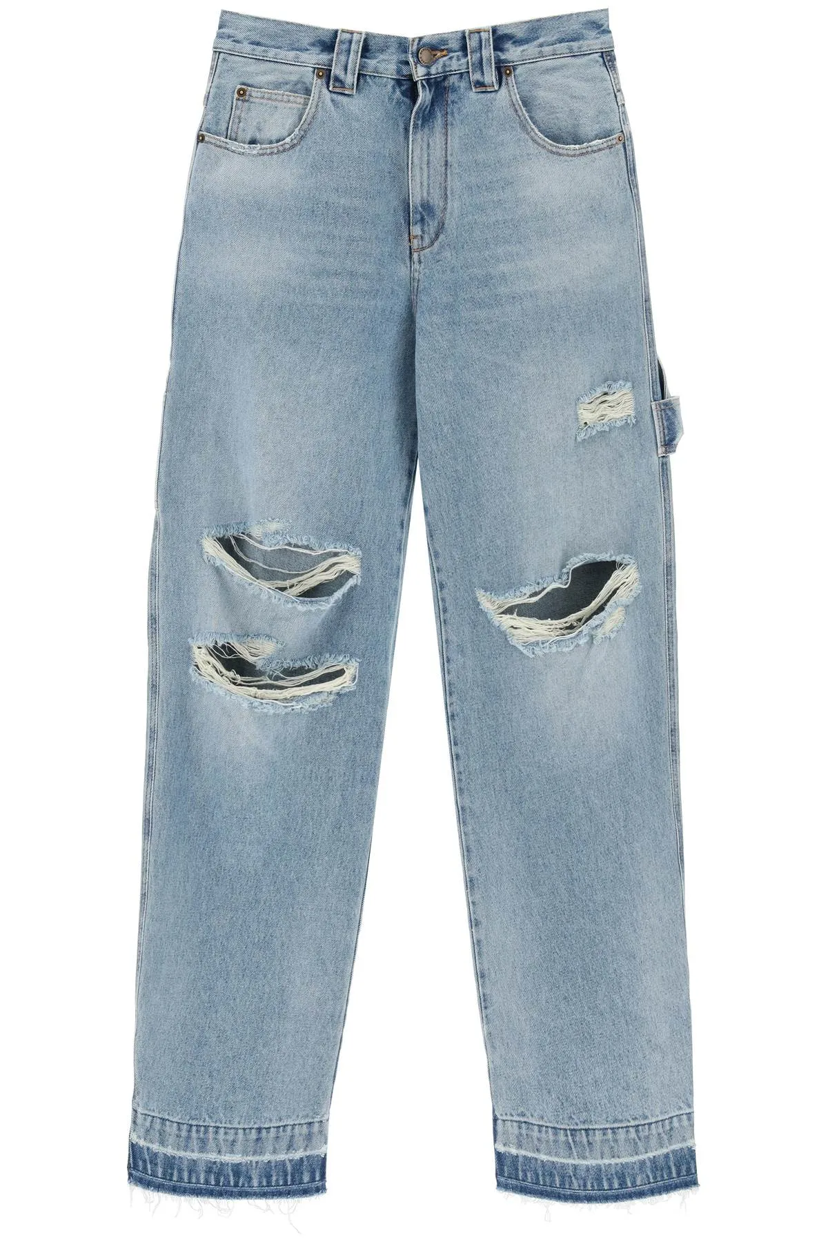 Darkpark Audrey Cargo Jeans With Rips