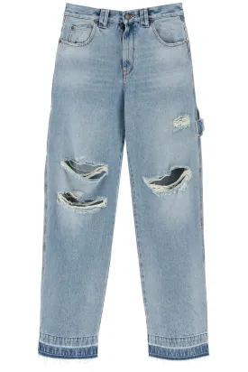 Darkpark Audrey Cargo Jeans With Rips