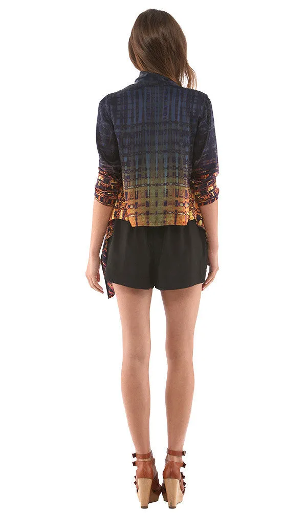 DIP DYE OPEN FRONT JACKET