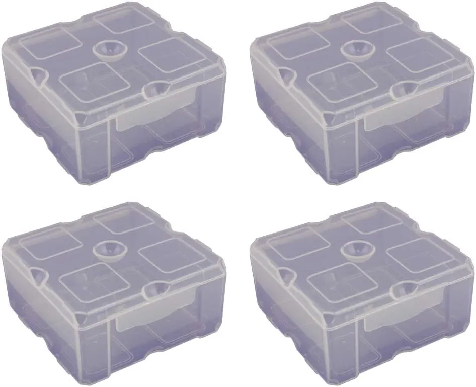 DotBox Extra Large Box - 4 pcs. Little Storage Boxes for Small Items Like Beads and Parts. Boxes Fit Inside DotBox Carrying Cases Sold Separately. 4 Packages of 1.