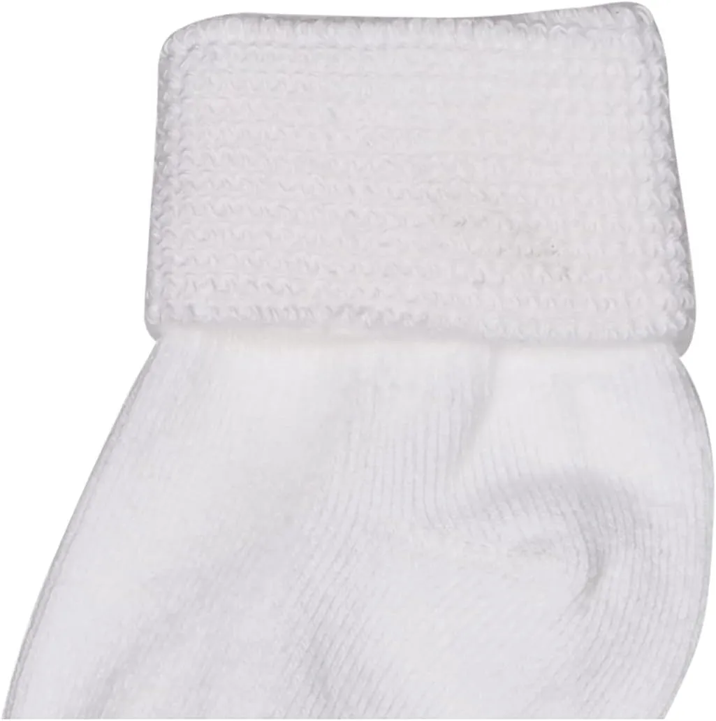 Jefferies Socks Baby Boys' Newborn Turn Cuff Bootie 6 Pair Pack