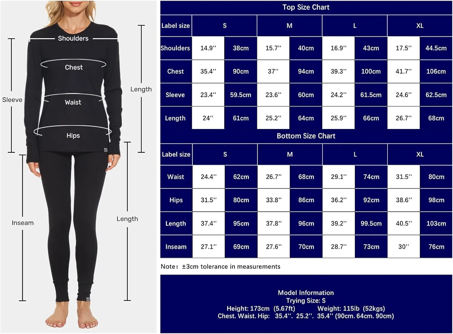MERINNOVATION Merino Wool Base Layer Set for Women 100% Merino Wool Thermal Underwear Set