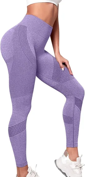 Mesh Leggings for Women High Waisted Yoga Pants Workout Running Printed Leggings Gym Sports Tights with Pockets