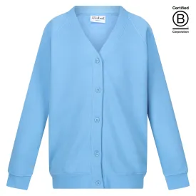 Plain school sweatshirt cardigans