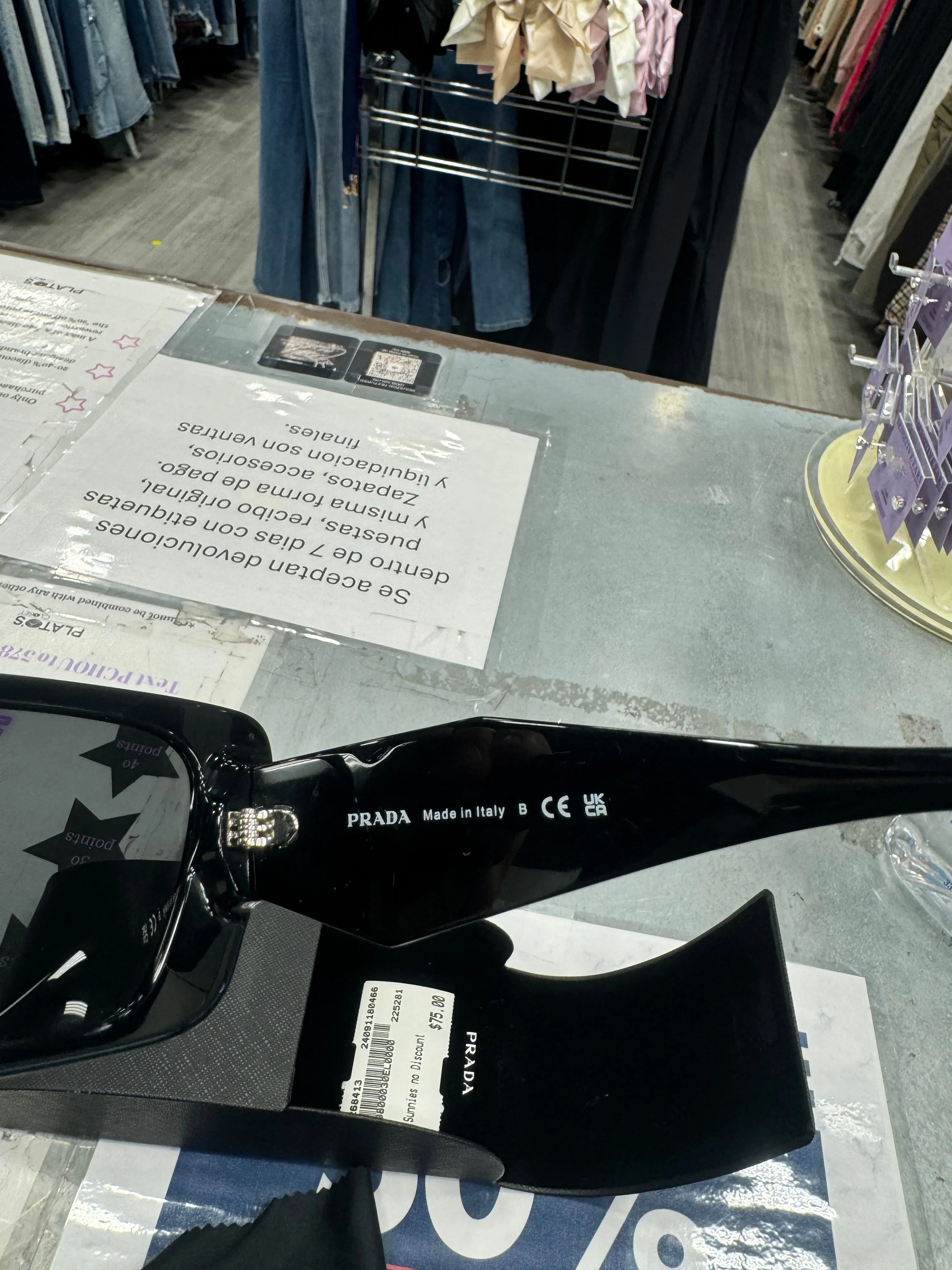 Prada Sunnies No Discount with Box