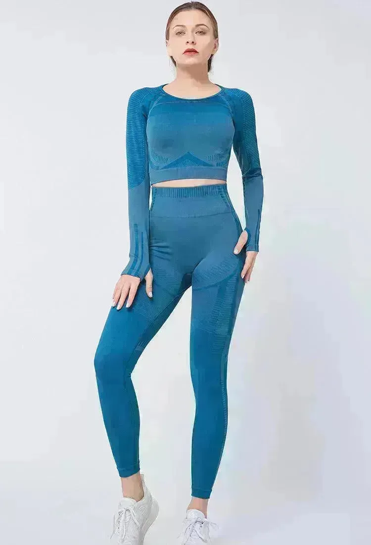 Sports yoga gym pants high waist