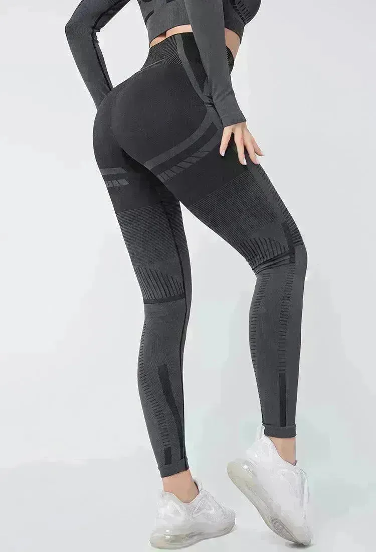 Sports yoga gym pants high waist