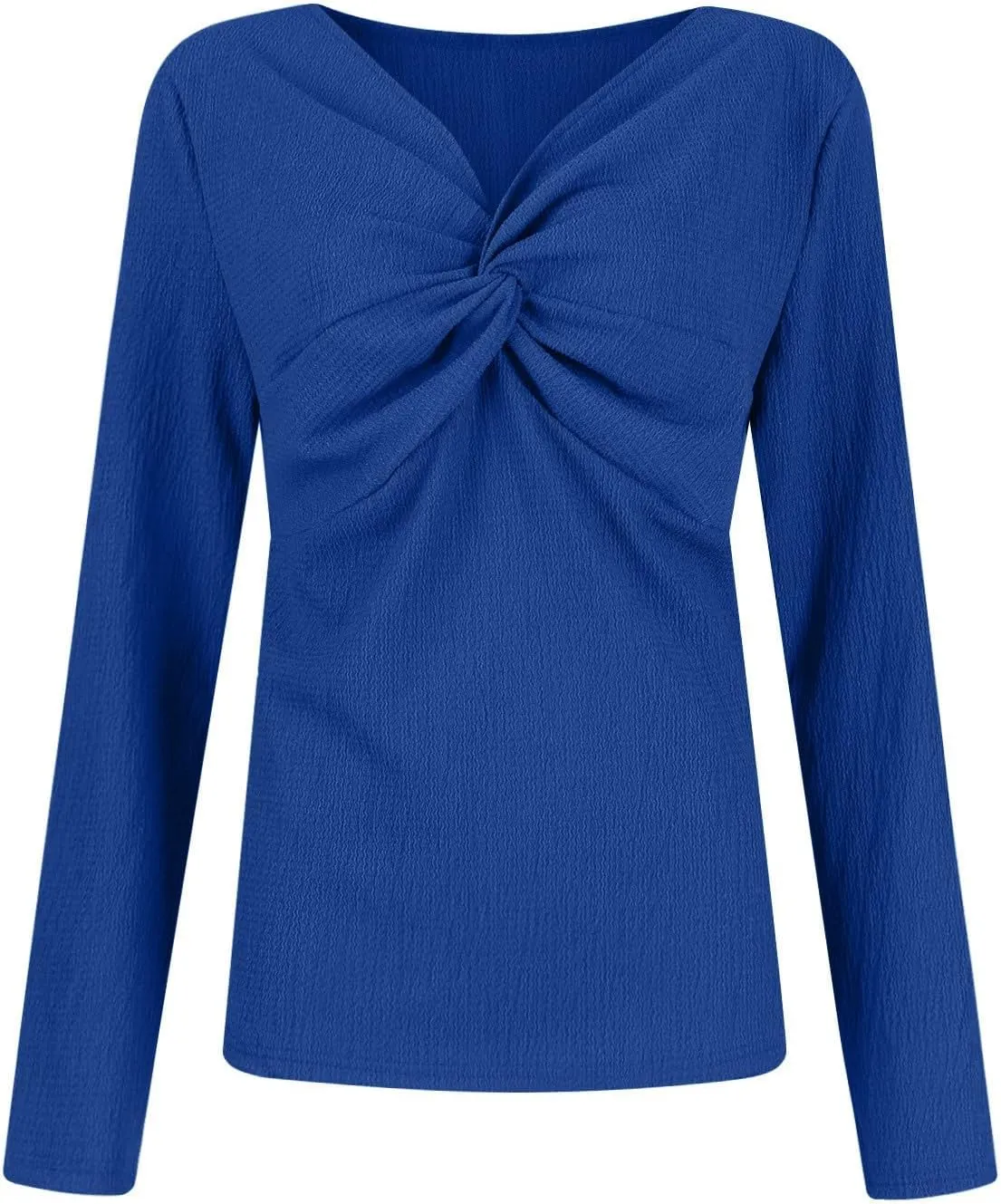 Womens Polo Shirts Long Sleeve Business Casual Tops Collared V Neck Ribbed Knit Sweater Slim Fit Trendy Blouses