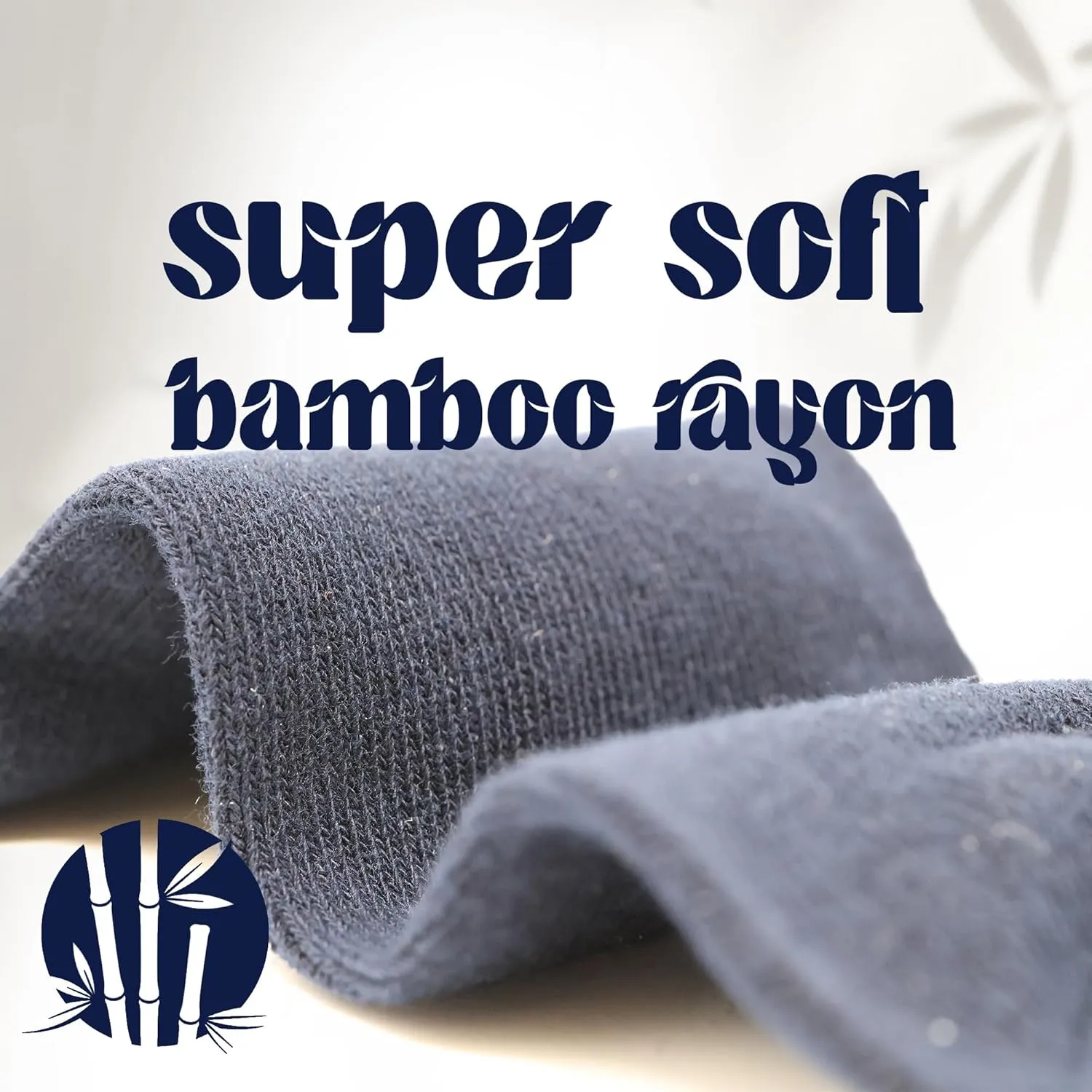 Womens Soft Rayon from Bamboo Dress Socks Crew Seamless Toe Turn Cuff Socks 3-6 Pairs